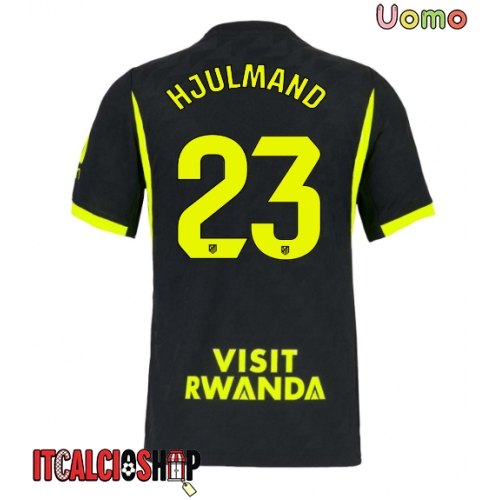 Atletico Madrid Morten Hjulmand #23 Seconda Maglia 2026-27 Manica Corta